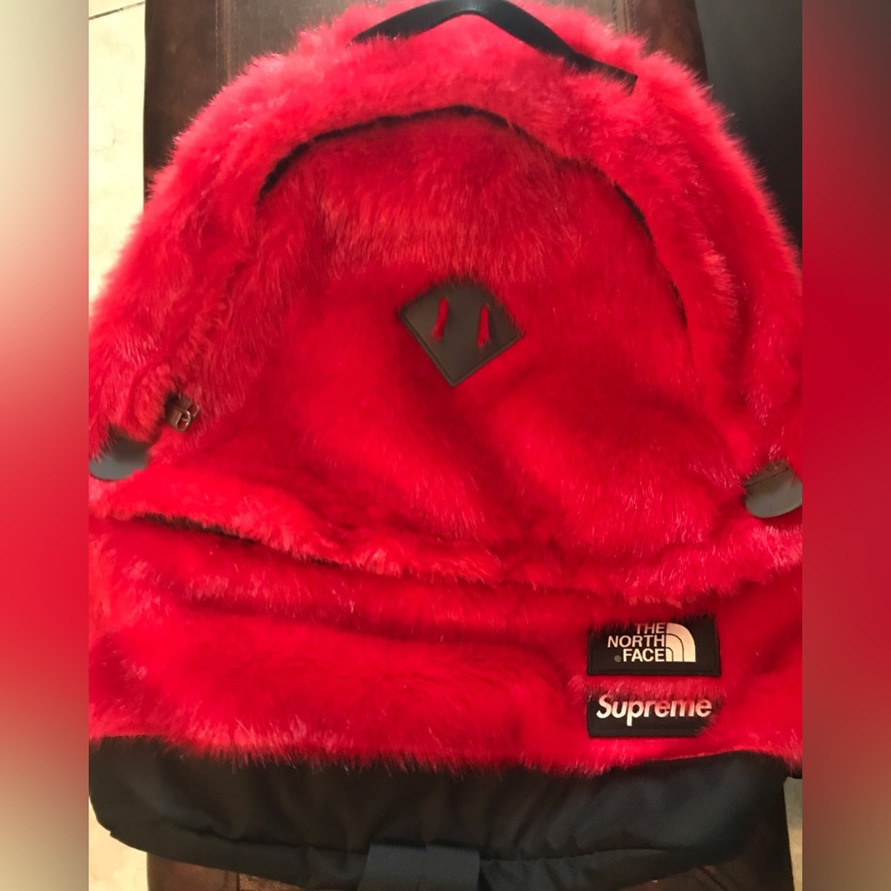 The North Face Supreme Faux Fur Backpack